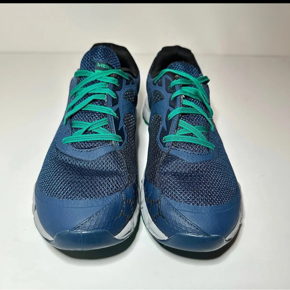 Merrell Agility Charge Flex Blue Trail Hiking Shoes J37719 Sz M 8.5 (136 Box 16) - Picture 9 of 9